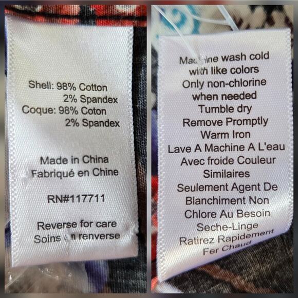 Paisley & Gray Button-down Shirt Black Floral Size Large 17 Slim-fit, Cranes - Picture 12 of 12